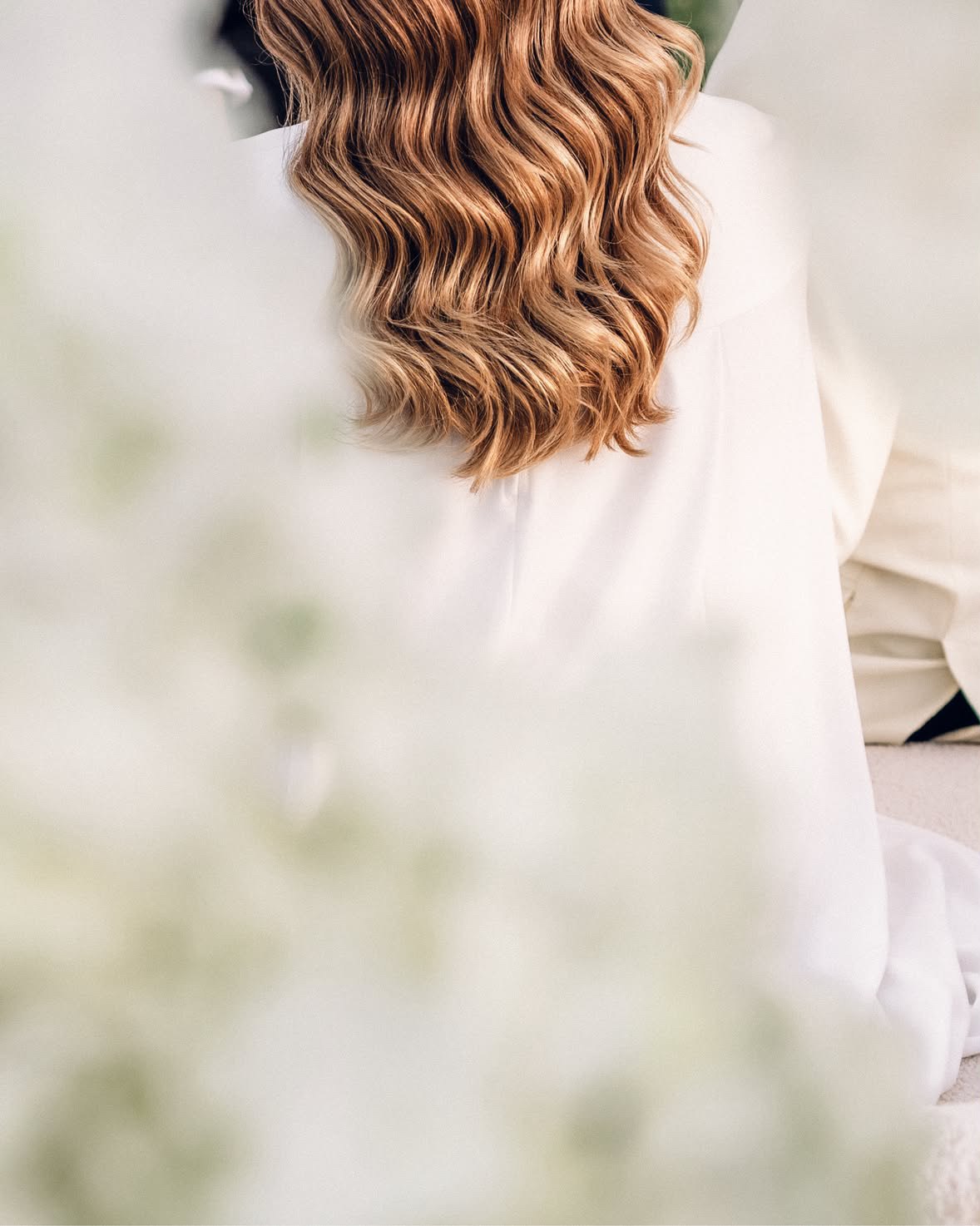 La novia de espaldas